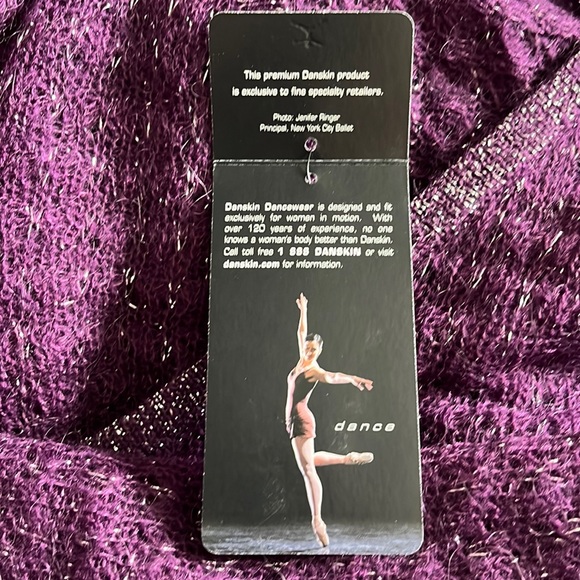 Wrap Knit Ballet Crop Sweater Top Pink Barbie Purple Sheer Blouse Kawaii Pastel - Picture 15 of 17